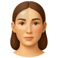 بر اساس نوع پوست